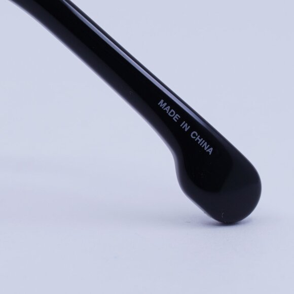 CARRERA 300/S 008A M9 Sunglasses Black Square Frame, Grey Polarized Lenses - Picture 6 of 11